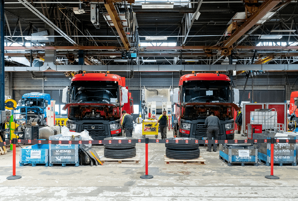 仏ルノー・トラックス、使用済みトラック解体・スペア部品リユース工場の開設を発表