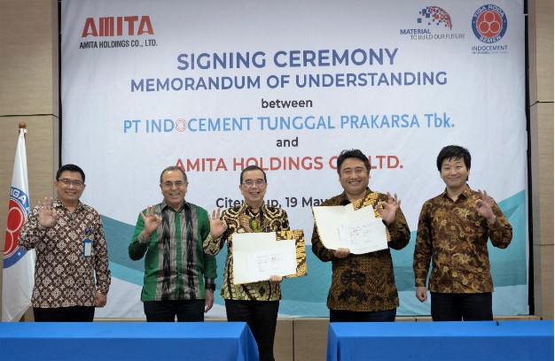 アミタHD、インドネシア・セメント大手と覚書を締結。事業可能性調査を共同実施