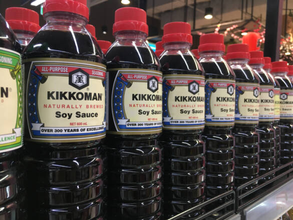 キッコーマンの醤油ボトル